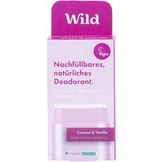 Wild Deo Startpaket: Behälter & Coconut & Vanilla Refill Deo