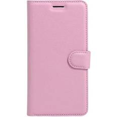 MAULUND Apple iPhone SE 2022/2020/8/7 Litchi FlipCover m. Kortholder Pink