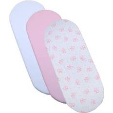 Cotton Mattresses Babyprem 76 28cm 3 baby girls fitted moses basket pram mattress sheets