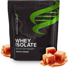 Isolat - Saltad karamell Proteinpulver Body Science 2 Whey Isolate 1 Salted Caramel Vassleprotein, Hög