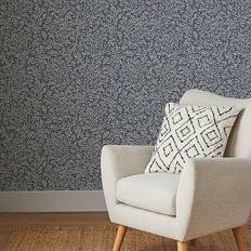 NEXT Ditsy Leaf Navy Smooth Wallpaper