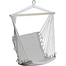 Outdoor Hanging Chairs Hängesessel Gestell Hängeschaukel Baumwolle-Polyester Ecru