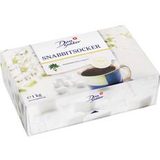 Sukker Huggetsukker 1 kg Kasse Hvid