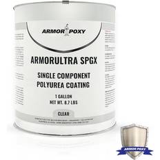 Floor Paints - White ARMORPOXY 1 Gallon Clear Gloss Floor Paint White