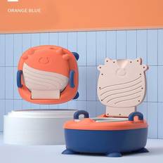Potties Newborn baby potty training seat cow shaped toilet urinal chair lid cover child