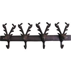 Coat Hooks Rustic Iron Reindeer Coat Hook