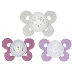 Chicco Sutter Chicco Silicone Pacifier Physio Comfort Girl 16-36 M 2u