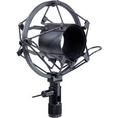 Soundlab Black Studio Microphone Holder with Suspension 45mm