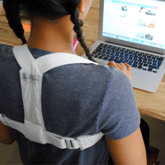Swedish Posture Junior Brace Black 6-12 År