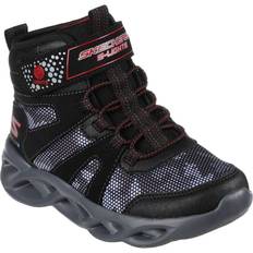 Skechers 36 Vintersko Skechers Støvler Twisted Brights - Sort/Rød Med Lys