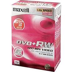 Maxell DVD RW Re-Recordable Discs 12 x 120 Min Video 4.7GB 12 Pack