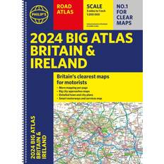 2024 Philip's Big Road Atlas Britain & Ireland: A3 binding (Spiral)