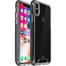 Apple iPhone XS Cover per cellulari Avizar Cristal Series case hybrid backcover for Apple iPhone X XS Ultra clear