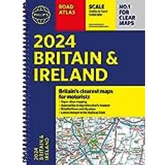 2024 Philip's Road Atlas Britain and Ireland (Spiral)