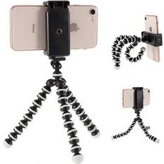 Universal Fleksibelt Smartphone Tripod Stativ 60-85mm Sort