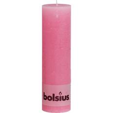 Bolsius Rustika Paraffin Rosa 65h Stearinljus