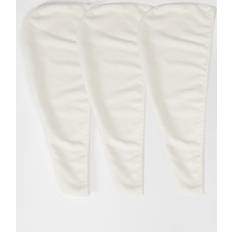 White Hair Wrap Towels Brentfords 3 Pack Microfibre Hair Wrap Towel
