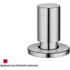 Blanco Fregaderos de cocina Blanco Trekknop Rond Rvs Zijdemat