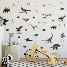 Green Interior Decorating Walplus Dinosaur Park, Children Stickers, Diy Decorations Sticker Pvc