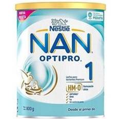 Productos lácteos Nestlé NAN OPTIPRO 1 Leche de Iniciación para Lactantes 800g