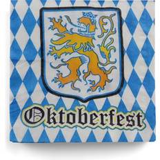 Oktoberfest Assiettes, Tasses et Couverts Horror-Shop Oktoberfest Servietten 16 St