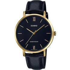Casio 3H Leather Gold Black Ø 34 mm