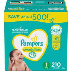 Pampers size 4 Pampers Swaddlers Diapers Size 1 4-6kg 210pcs