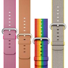 Apple watch strap woven nylon pride edition