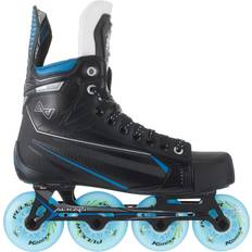 Ice Skating Alkali Revel Senior Inline Hockey Skates, Black/Blue