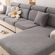 Shein 1pc Universal Stretch Sofa Cover Autumn Winter & Oilproof Cover Sofföverdrag Grå
