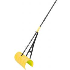 Yellow Rakes Amazing Rake 17 3-in-1 Yellow Ergonomic Pickup Rake with Telescopic Rubber Grip Steel Handle