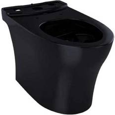 Toilets Toto Aquia IV Elongated Universal Height Skirted Toilet Bowl WASHLET Ready Ebony CT446CEFNT40#51