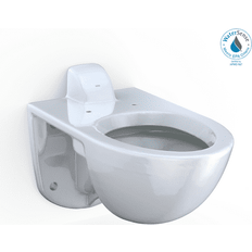 Toilets Toto TORNADO FLUSH Commercial Flushometer Wall-Mounted Toilet Elongated White CT728CUV#01