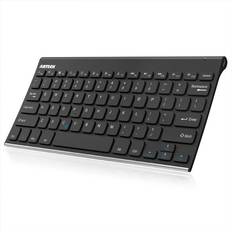 Keyboards Keyboard Arteck Stainless Steel Universal Portable Wireless Keyboard for iOS iPad Air Pro iPad Mini