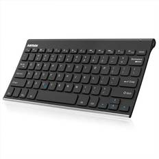 Stainless Steel Universal Portable Wireless Keyboard