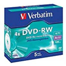 Dvd rw 4.7gb Verbatim DVD-RW 4.7GB 20 pack