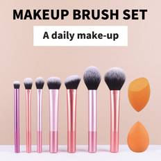 Cosmetics Shein 7pcs Exquisite Multi-functional Beauty Brush Set, Powder Brush, Contour Brush, Blush Brush, Foundation Brush, Contour Brush, Highlight Brush, Eye Shad