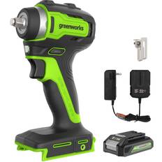 Greenworks Greenworks 24V Brushless 3/8 Cordless Impact Wrench 2.0Ah Battery and Compact Charger