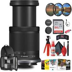 Canon RF-S Camera Lenses Canon RF-S 18-150mm f/3.5-6.3 IS STM Lens with Filter kit + Kit