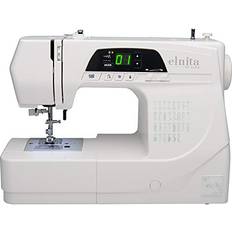 Elna Elnita EC30 Computerized Sewing Machine with 30 Stitches, LED Display, Needle Threader and Foot Control