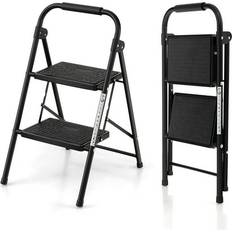 Bed Bath & Beyond 2 Step Ladder Folding Step Stool 585lbs Capacity w/ Anti-Slip Pedal