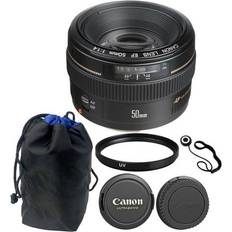 Canon EF Camera Lenses on sale EF 50mm f/1.4 USM Lens + 58mm UV Filter + Pouch + Cap