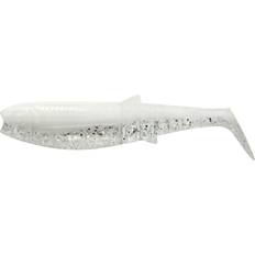 Savage Gear Cannibal Shad 6,8cm, 3g 5-pack White Flash