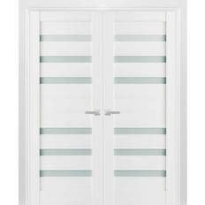 Sarto Solid French Double Frosted Interior Door Clear Glass R (x)