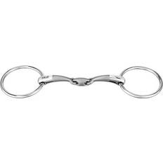 Bridles & Accessories Sprenger Satinox Double Jointed Loose Ring Snaffle, 14mm, Silver