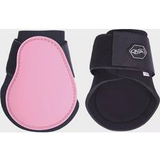 Pink Benbeskytter QHP springgamacher, bagben flamingo pink