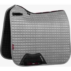 LeMieux Schabracke Square Suede Grau in Grau grau, Dressur Full/WB