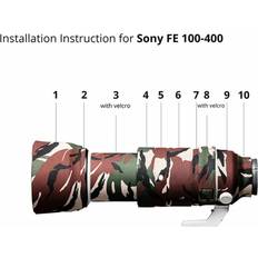 easyCover Lens Oak Sony FE 100-400mm F4. 5-5.6 GM OSS Camouflage