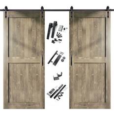 Homacer HOMACER H-Frame Classic Double Pine Sliding Door R (x)