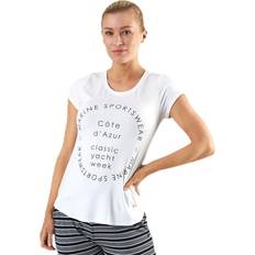 Marine Visalia T-Shirt White, Female, Tøj, T-shirt, Hvid